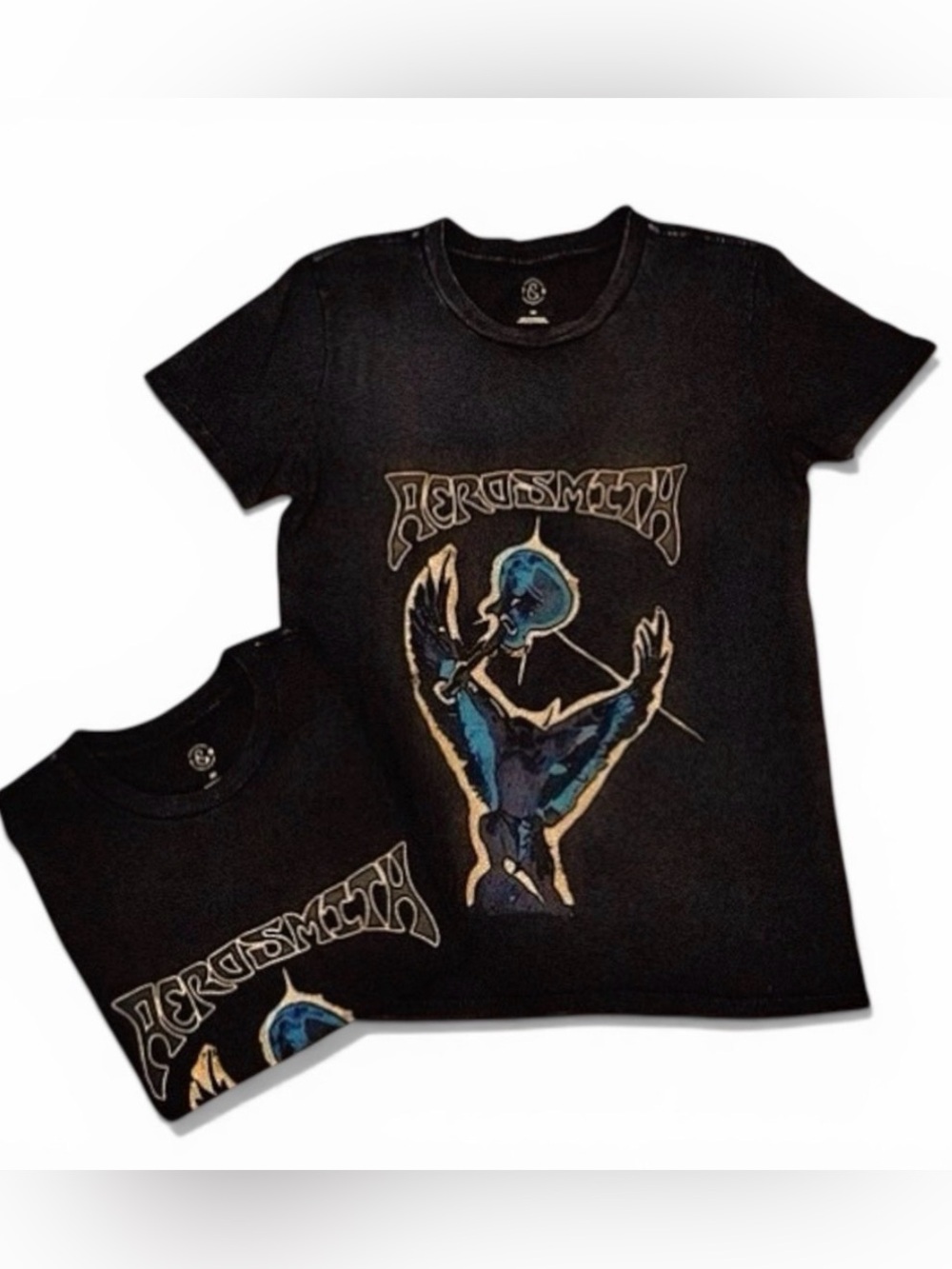 Treasure & Bond Aerosmith Vintage Wash Band Tee Shirt - Picture 8 of 12